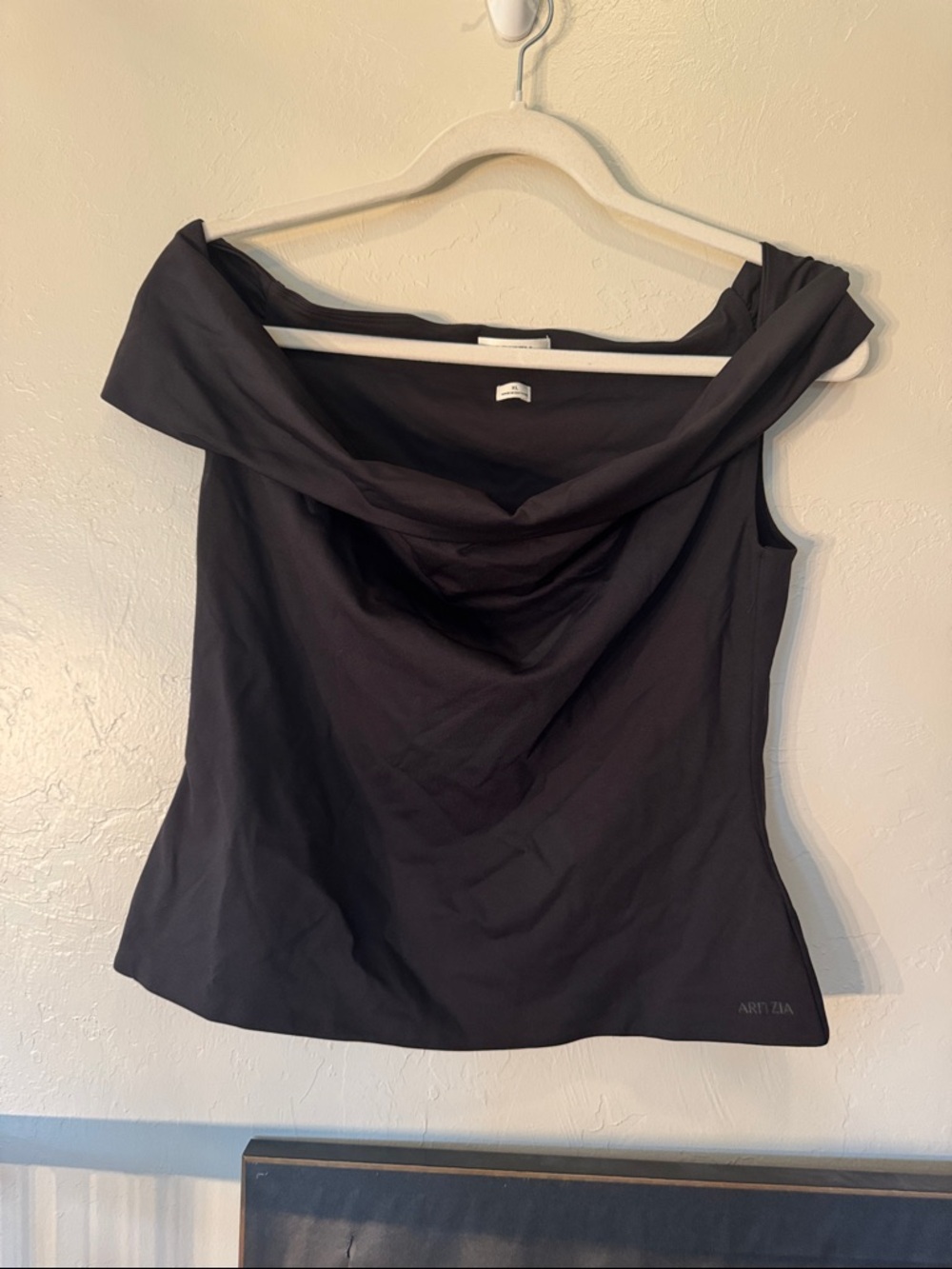 Aritzia Black Off-Shoulder Cowl  Camisole NEW WITH NO TAGS